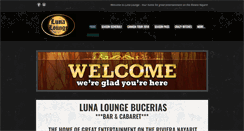 Desktop Screenshot of lunaloungebucerias.com